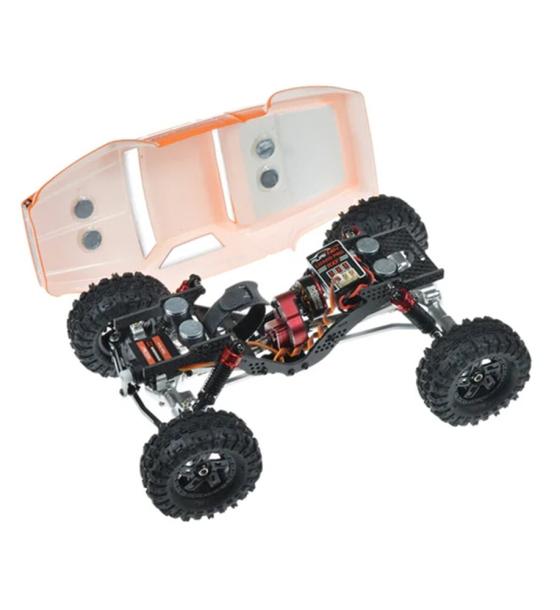 Furitek 2519 CAYMAN PRO V2 1/18 2.4G 4WD Brushless RC Car Rock Crawler Premium Monster Off-Road Truck Climbing Vehicles Full Proportional Models Oil Shocks Portal Axles Toys