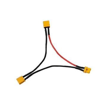 Amass XT30 Series Battery Pack Connector Adapter Cable  1 Female to 2 Male 18AWG 10CM Cable for RC Lipo Battery