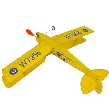 Dancing Wings Hobby VA08 Rubber Powered 600mm Wingspan De Havilland DH.82 Tiger Moth Balsa Wood RC Airplane KIT