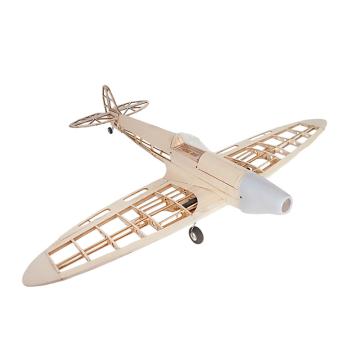 JWRC Spitfire 1020mm Wingspan Balsa Wood RC Airplane Fighter KIT
